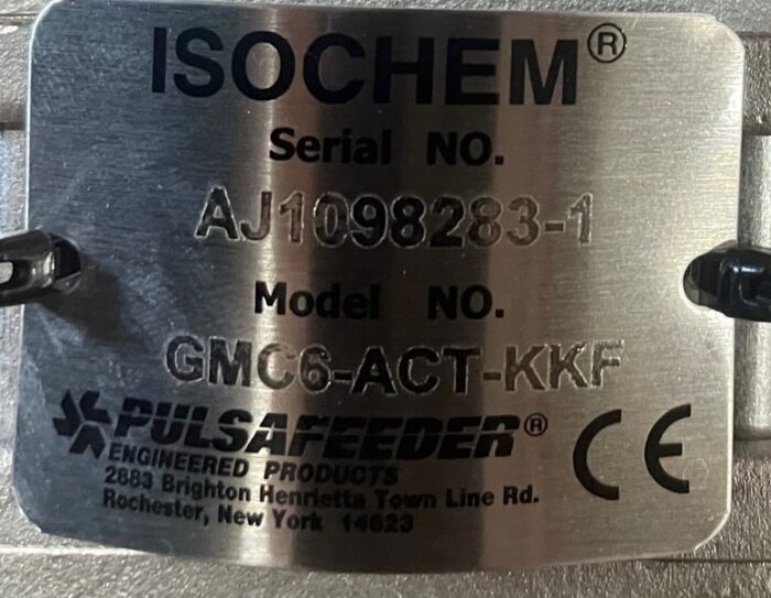 Isochem Mag Drive Pump with Explosion Proof Motor GMC6ACTKKF - Image 3